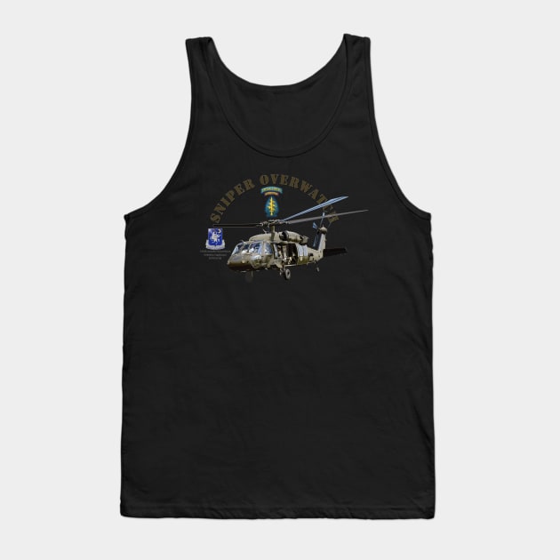 Sniper Overwatch w SFG - 160th AVN Tank Top by twix123844